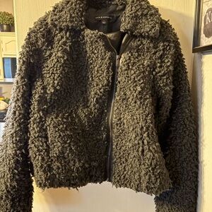 Rock & Republic Charcoal Textured Bomber Jacket